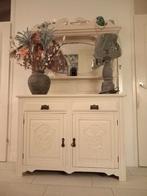 Antiek Dressoir/Kuifkast Met Spiegel, Huis en Inrichting, Ophalen, Gebruikt, 100 tot 150 cm, 150 tot 200 cm