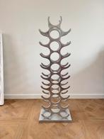 Luxe Eichholtz Wijnrek - Zilver Aluminium - 27 Flessen, Huis en Inrichting, Woonaccessoires | Wijnrekken, Ophalen, Zo goed als nieuw