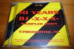 CD 10 Years DJ -X-X-X- Sampler 2004, Ophalen of Verzenden