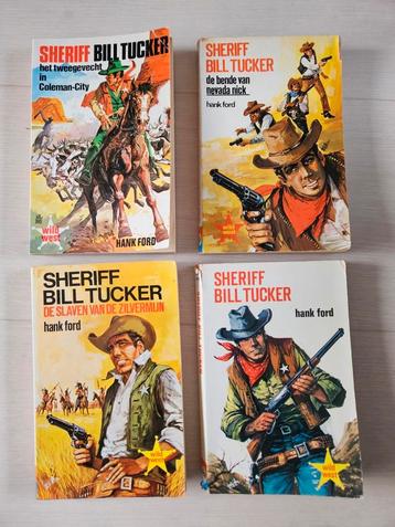 4 boeken/pockets van Sheriff Bill Tucker beschikbaar voor biedingen