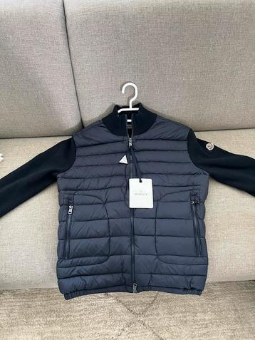 Moncler Cardigan Jas Navy beschikbaar voor biedingen