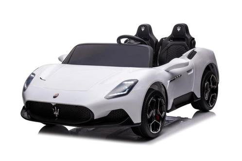 Maserati MC20, elektrische kinderauto, 24V, 2p, wit, Kinderen en Baby's, Speelgoed | Buiten | Actiespeelgoed, Nieuw, Ophalen of Verzenden