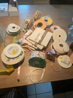 Grote partij lint voor decoratie, Ophalen of Verzenden, Gebruikt, Lint, Band of Elastiek