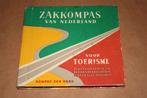 Zakkompas van Nederland voor toerisme — ca. 1958, Gelezen, Ophalen of Verzenden, Landkaart, 1800 tot 2000