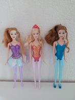 Barbie Princess of Pea, Cinderella en Sleeping Beauty, Ophalen of Verzenden, Gebruikt, Barbie