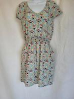 Mooie blauwe jurk met vogels mt S/M merk Suncoo, Kleding | Dames, Blauw, ., Ophalen of Verzenden, Zo goed als nieuw
