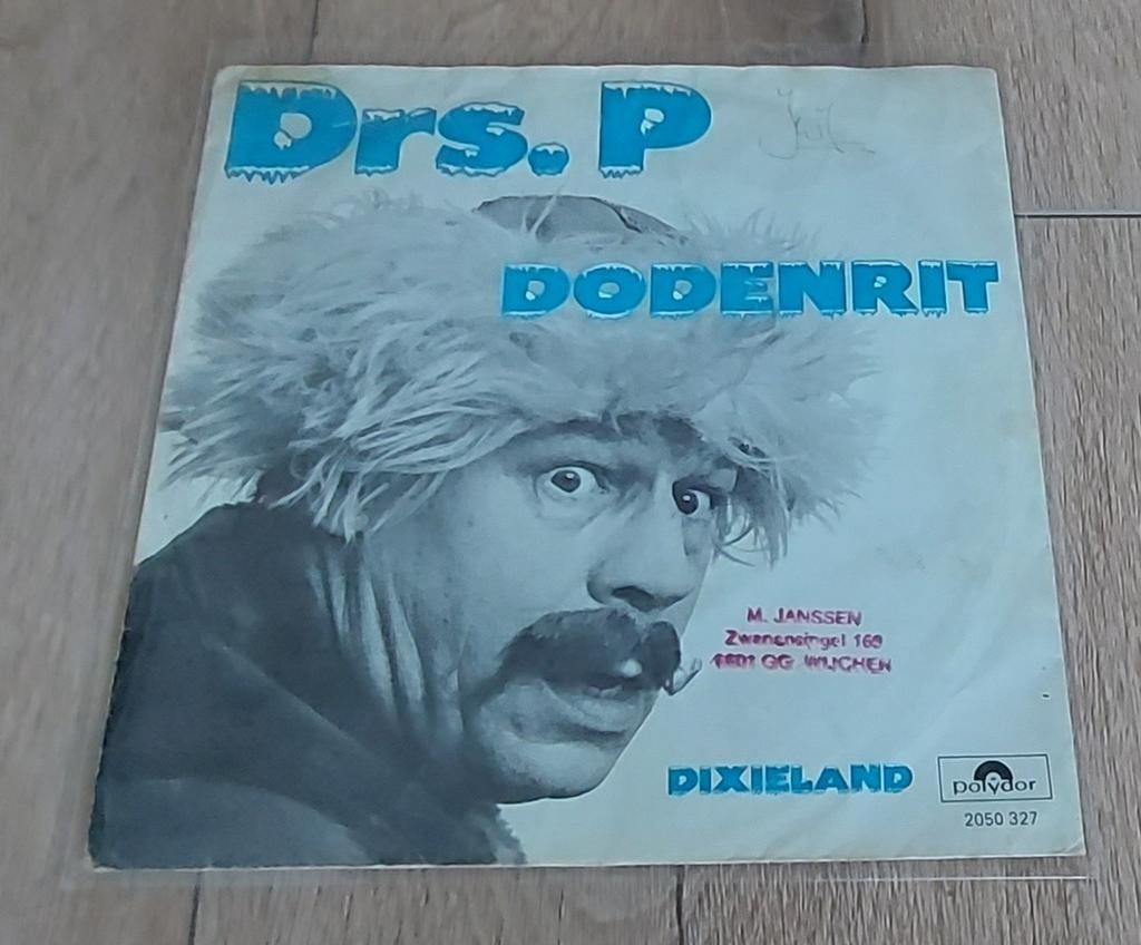 Single Drs. P Dodenrit & Dixieland Topper piratenhit top2000, Cd's en Dvd's, Vinyl | Nederlandstalig, Gebruikt, Levenslied of Smartlap
