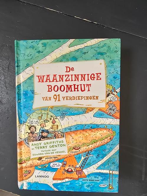 Terry Denton - De waanzinnige boomhut van 91 verdiepingen, Boeken, Kinderboeken | Jeugd | onder 10 jaar, Zo goed als nieuw, Ophalen of Verzenden