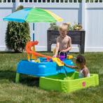 Step 2 watertafel waterpark speeltafel waterpret met parasol, Ophalen, Gebruikt