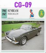 Cg9 autokaart sunbeam tiger 260 & 289 ( 1964 - 1967 ), Verzamelen, Ophalen of Verzenden, Zo goed als nieuw, Auto's