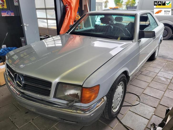 Mercedes-Benz S-klasse 560 SEC autom lpg, Auto's, Oldtimers, Bedrijf, Te koop, ABS, Airconditioning, Centrale vergrendeling, Climate control
