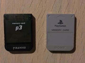 PlayStation 1 memory card beschikbaar voor biedingen