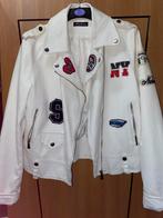 Witte jas met patches, Kleding | Dames, Wit, Papillonne, Ophalen of Verzenden, Zo goed als nieuw