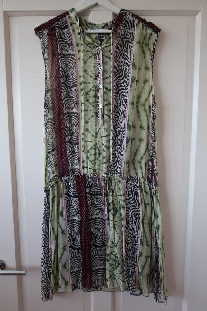 Mouwloze jurk merk Summum maat 42, Kleding | Dames, Jurken, Zo goed als nieuw, Maat 42/44 (L), Overige kleuren, Boven de knie