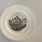 Complete set van 6 Westraven borden – historische stadsgezic, Antiek en Kunst, Ophalen of Verzenden