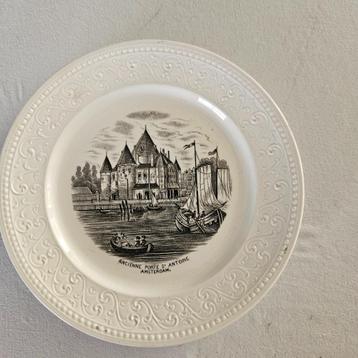 Complete set van 6 Westraven borden – historische stadsgezic beschikbaar voor biedingen