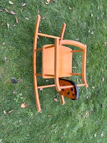Houten Hobbelpaard met Zitje beschikbaar voor biedingen