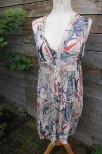 Jurk beige/ kleur Sandwich mt 44 Transparant Vaste prijs AAN beschikbaar voor biedingen