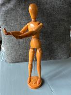 Vintage Articulatie Mannequin - Beeld/Houtsnijwerk Kunst, Antiek en Kunst, Ophalen of Verzenden