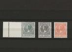 NVPH 136/138 postfris, Ophalen of Verzenden, T/m 1940, Postfris