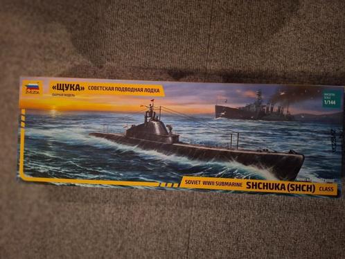 1/144 Zvezda onderzeeër Soviet WWII Shchuka class, Hobby en Vrije tijd, Modelbouw | Boten en Schepen, Nieuw, 1:200 of kleiner