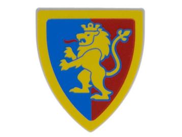 Lego Castle Schild Lion Knights Driehoekig Leeuw of Gekrozen beschikbaar voor biedingen