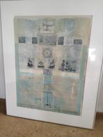 Drie voor halftien-, Desire Haverkamp, Antiek en Kunst, Kunst | Litho's en Zeefdrukken, Ophalen of Verzenden