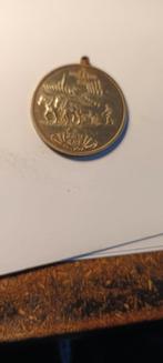 PENNING BOER DIE PLOEGDE MET ZIJN PAARDEN., Verzamelen, Speldjes, Pins en Buttons, Ophalen of Verzenden, Gebruikt, Sport, Speldje of Pin