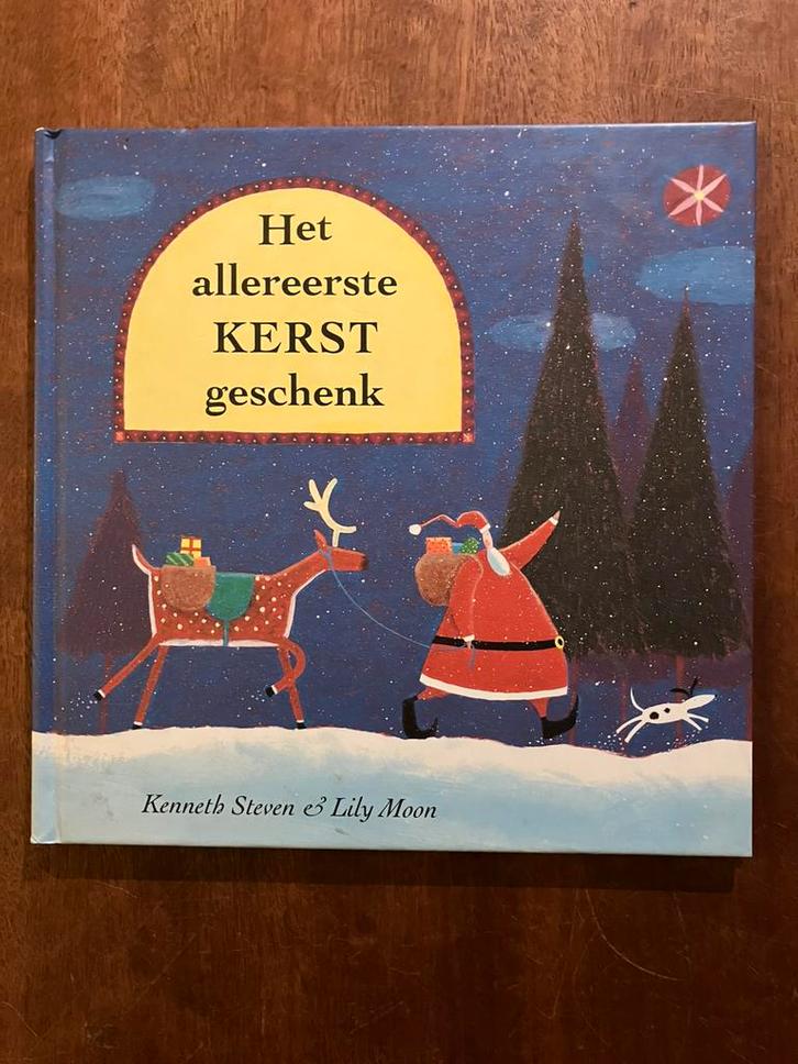 Het allereerste kerst geschenk • kenneth Steven Lily Moon, Boeken, Prentenboeken en Plaatjesalbums, Zo goed als nieuw, Ophalen of Verzenden