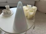 Design lamp wit glas Ilu di Vetro (Iceberg) Teepee size M, Huis en Inrichting, Ophalen of Verzenden, Zo goed als nieuw, Glas, Minder dan 50 cm