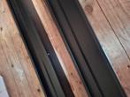 2 schilderij foto planken zwart, Tuin en Terras, Terrasdelen en Vlonders, Ophalen, Zo goed als nieuw, Hout