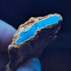 ZELDZAAM BLAUWE BARNSTEEN, DOMINICAANSE REPUBLIEK (=UV), Ophalen of Verzenden, Overige typen