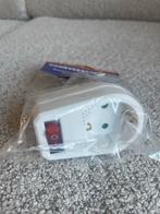 Gamma Doorvoerstekker met Schakelaar, Doe-het-zelf en Verbouw, Elektra en Kabels, Ophalen of Verzenden, Nieuw, Schakelaar