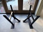 Stalen tafelpoten schraagmodel, Ophalen, Tafelpoot, 50 tot 100 cm, Zo goed als nieuw