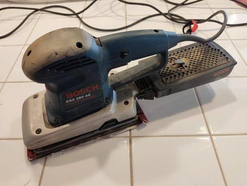Bosch Blauw Professional GSS 280 AE Vlakschuurmachine, Doe-het-zelf en Verbouw, Gereedschap | Schuurmachines, Gebruikt, Vlakschuurmachine