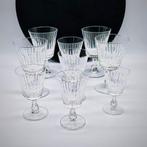 Royal Leerdam Kristallen Glazen Set - 9 stuks, Antiek en Kunst, Antiek | Glas en Kristal, Ophalen of Verzenden