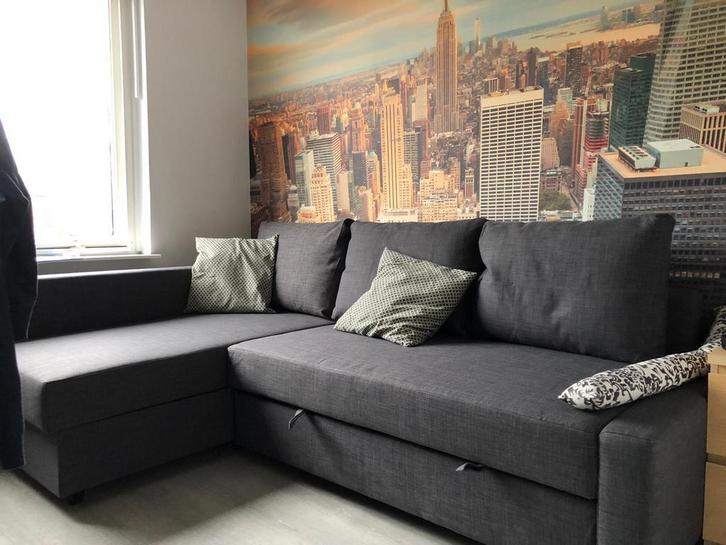 Ikea Friheten Hoekbank - Slaapbank, Huis en Inrichting, Banken | Bankstellen, Gebruikt, Hoekbank, Vierpersoons of meer, 200 tot 250 cm