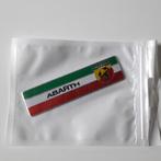 Aluminium 3D sticker Powered by Abarth 8 cm lang / stickers, Ophalen of Verzenden