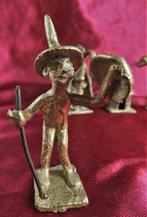 Antieke bronzen asante goudgewichten beeldjes uit ghana, Antiek en Kunst, Ophalen of Verzenden
