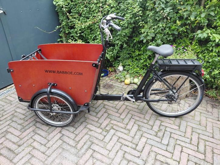 Bakfiets, Fietsen en Brommers, Fietsen | Bakfietsen, Gebruikt, Overige merken, 4 kinderen of meer, Elektrisch, Ophalen