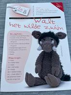 Haakpatroonboekje Walt het wilde zwijn, Ophalen of Verzenden, Zo goed als nieuw, Haken, Patroon of Boek