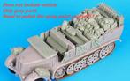 H-732,RESIN STOWAGE SET 1-35,German Sdkfz 7, 8-Ton Halftrack, Overige merken, 1:32 tot 1:50, Overige typen, Nieuw