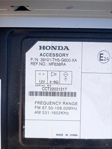 Honda Jazz autoradio  beschikbaar voor biedingen