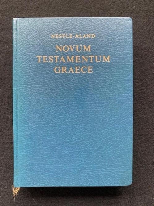 Nestle-Aland NOVUM TESTAMENTUM GRAECE Edition 26, Boeken, Godsdienst en Theologie, Zo goed als nieuw, Verzenden
