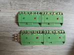 Fleischmann 6957, blokschakelingen, 4x, Hobby en Vrije tijd, Modeltreinen | H0, Gebruikt, Gelijkstroom, Fleischmann, Rails