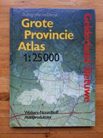 Boek grote provincie atlas Gelderland de Betuwe topografisch, Boeken, Atlassen en Landkaarten, Nederland, Ophalen of Verzenden