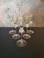 Ajka Crystal Hongarije - 6 Kristallen Glaasjes, Antiek en Kunst, Ophalen of Verzenden