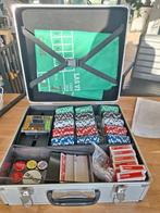 Pokerset met 600 fiches, kaartschudder & pokertafel, Ophalen