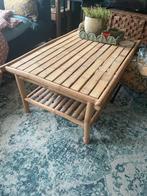 Bamboe salontafel, Huis en Inrichting, Ophalen, 50 tot 100 cm, Zo goed als nieuw, Minder dan 50 cm