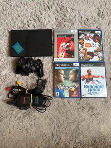 Playstation 2 + Games - Complete Set! beschikbaar voor biedingen